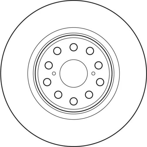 Remschijf TRW DF6827S)