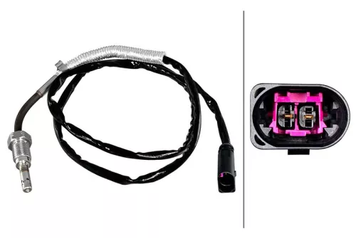 Sensor, uitlaatgastemperatuur HELLA 6PT 358 226-371)