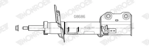 Schokdemper MONROE G8686)