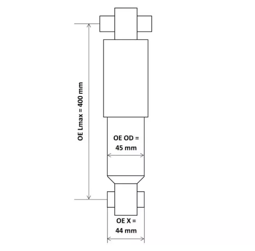 Schokdemper KYB 3447501)