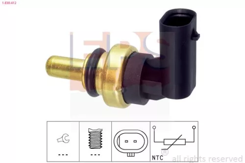 Sensor, koelvloeistoftemperatuur EPS 1.830.412)