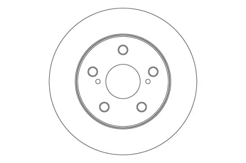 Remschijf TRW DF3970)