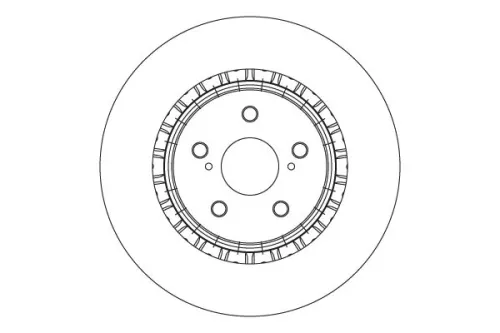 Remschijf TRW DF6858S)
