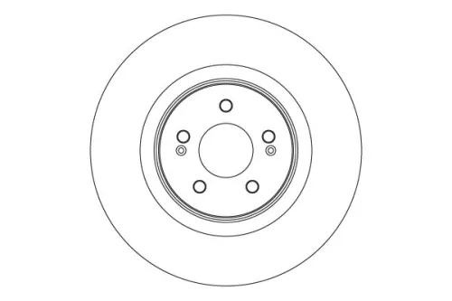 Remschijf TRW DF6813S)