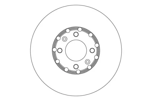 Remschijf TRW DF6818)