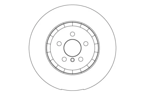 Remschijf TRW DF6636S)