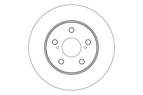Remschijf TRW DF6838)