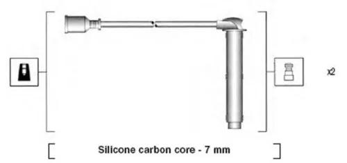 Ontstekingskabelset MAGNETI MARELLI 941255180828)