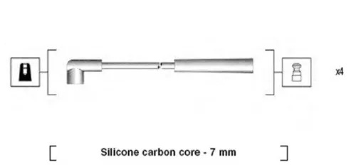 Ontstekingskabelset MAGNETI MARELLI 941295050877)