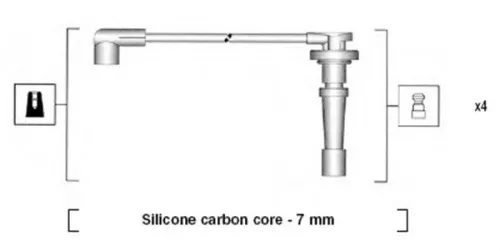 Ontstekingskabelset MAGNETI MARELLI 941315070894)