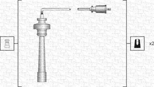 Ontstekingskabelset MAGNETI MARELLI 941318111192)