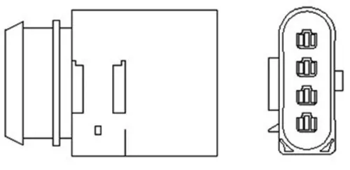 Zuurstofsensor MAGNETI MARELLI 466016355001)