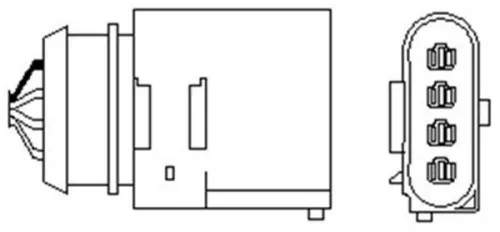 Zuurstofsensor MAGNETI MARELLI 466016355059)