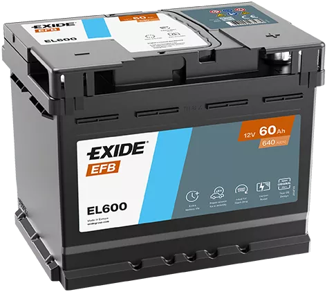 Startaccu EXIDE EL600)