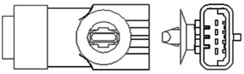 Zuurstofsensor MAGNETI MARELLI 466016355006)