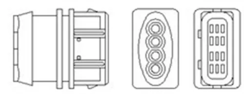 Zuurstofsensor MAGNETI MARELLI 466016355128)