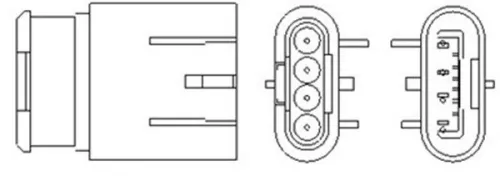 Zuurstofsensor MAGNETI MARELLI 466016355161)